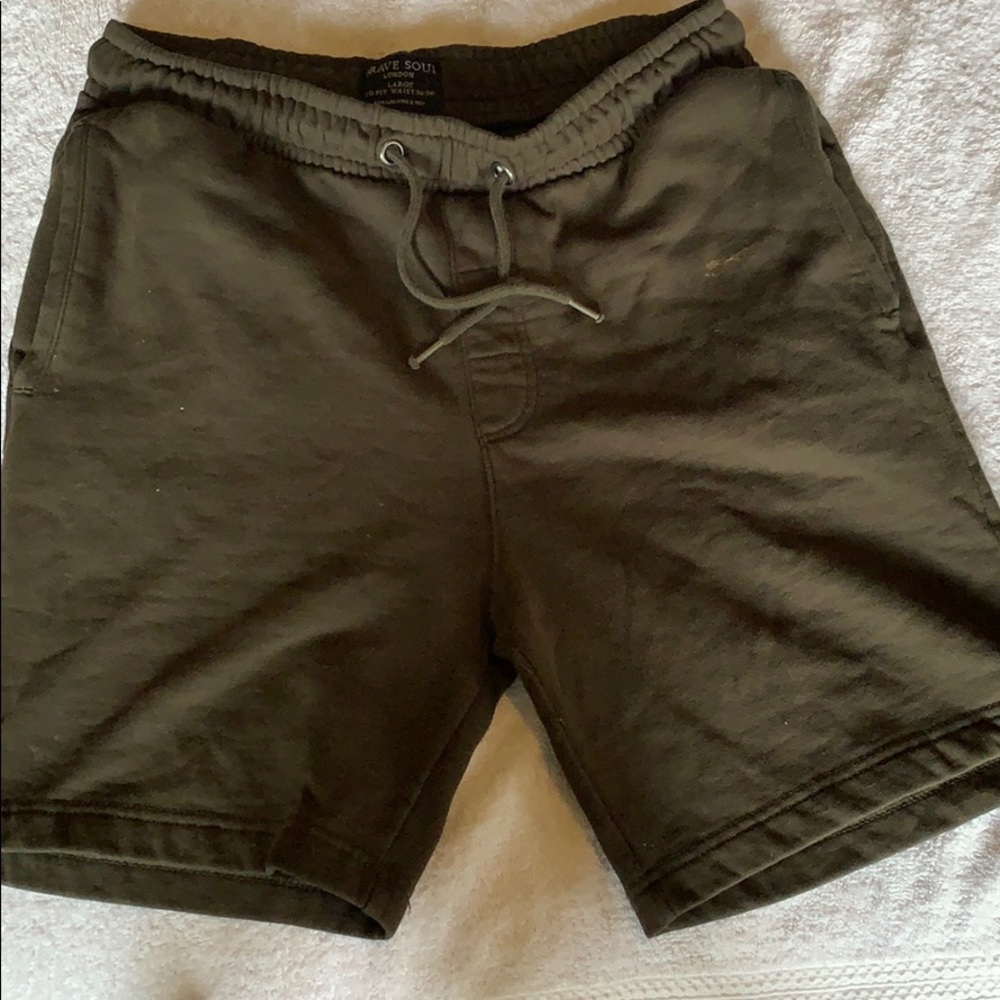 Dark Olive Green Shorts